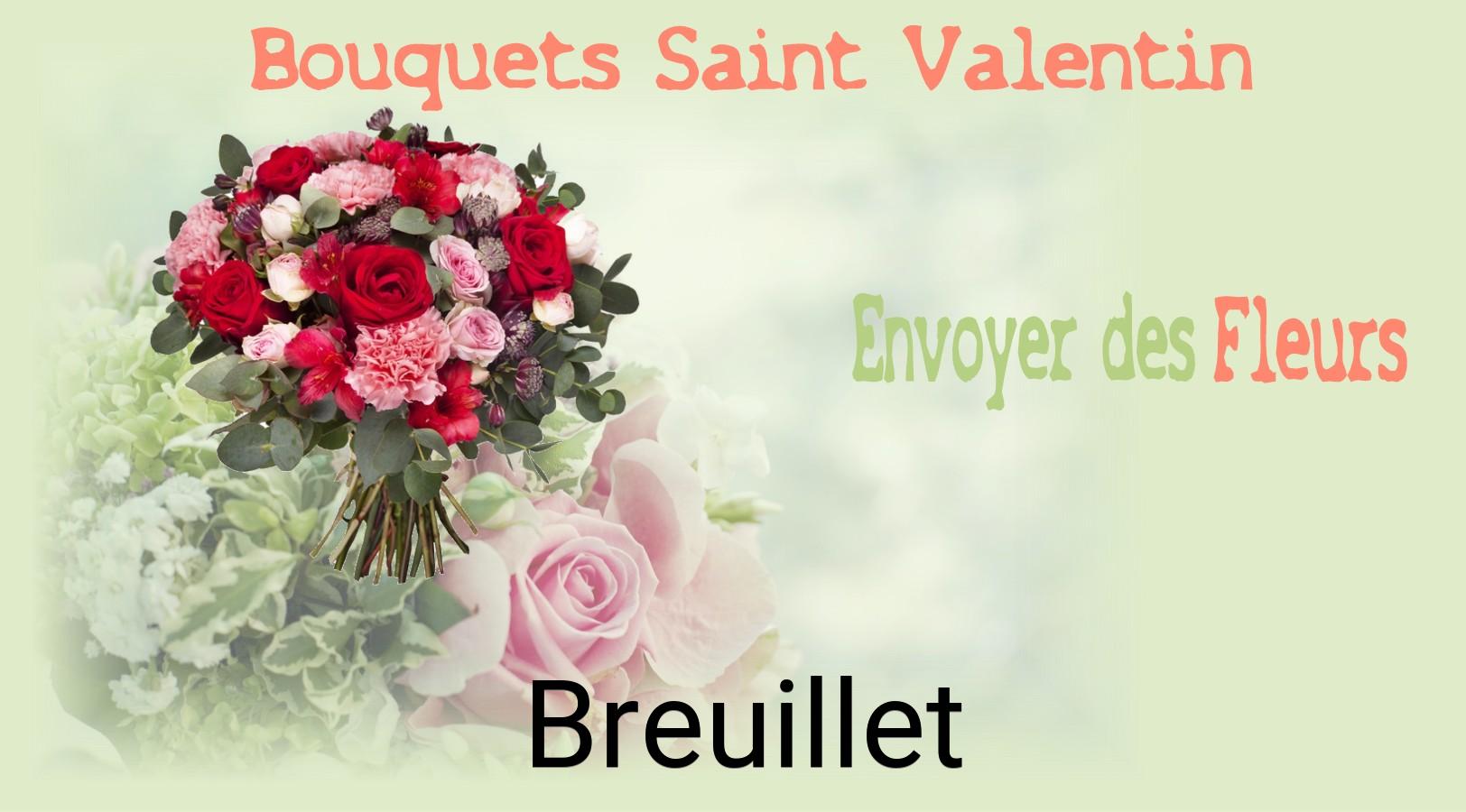 Roses de Saint-Valentin livrées à Breuillet